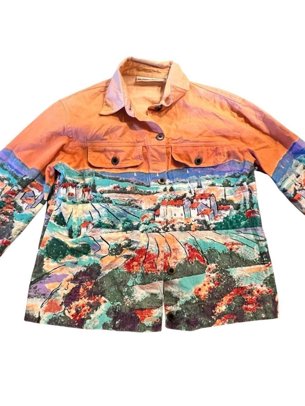 Italian Getaway Vintage Painted Jacket